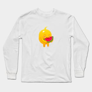 Eating watermelon, Burntboo Long Sleeve T-Shirt